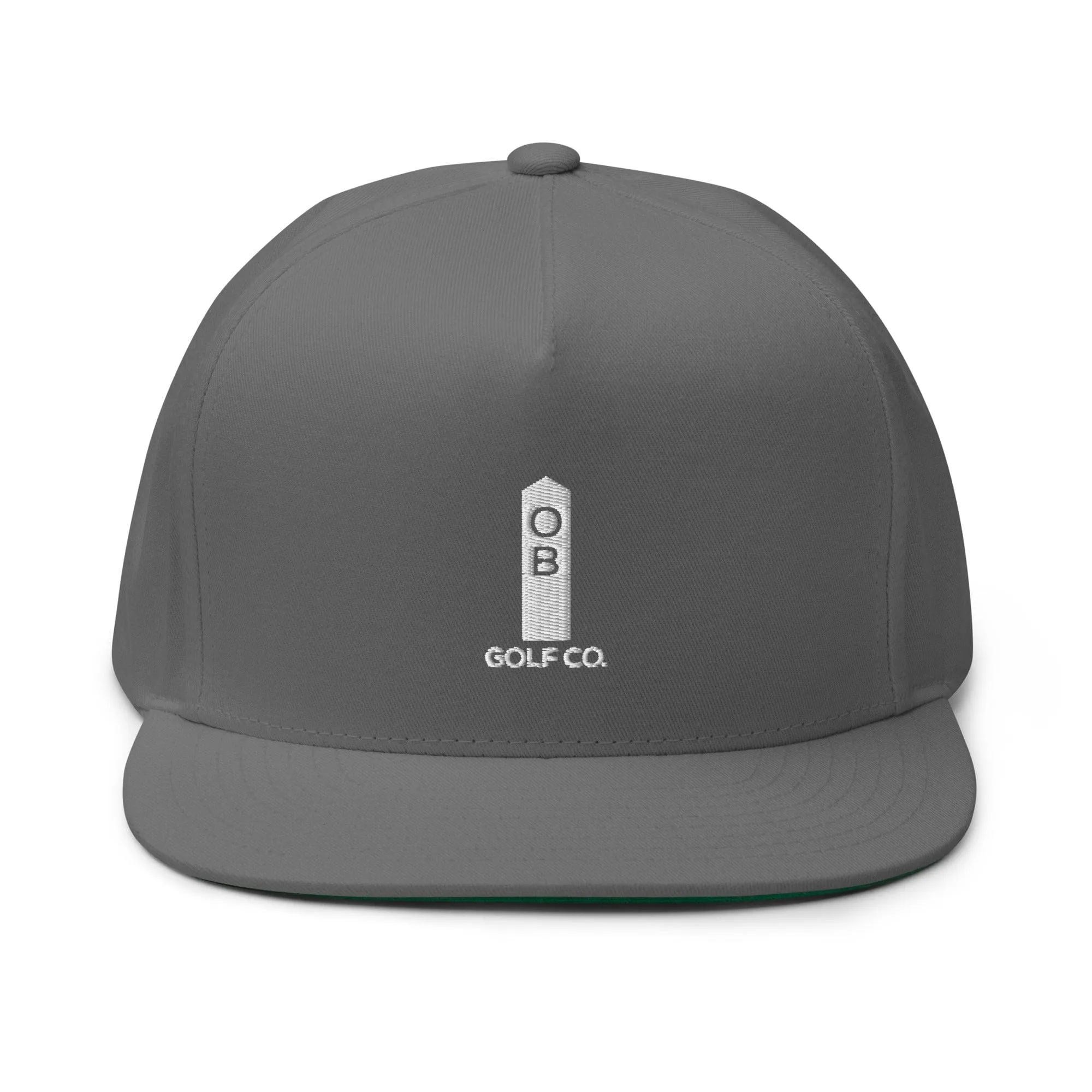OB Golf Stake Flat Bill Cap