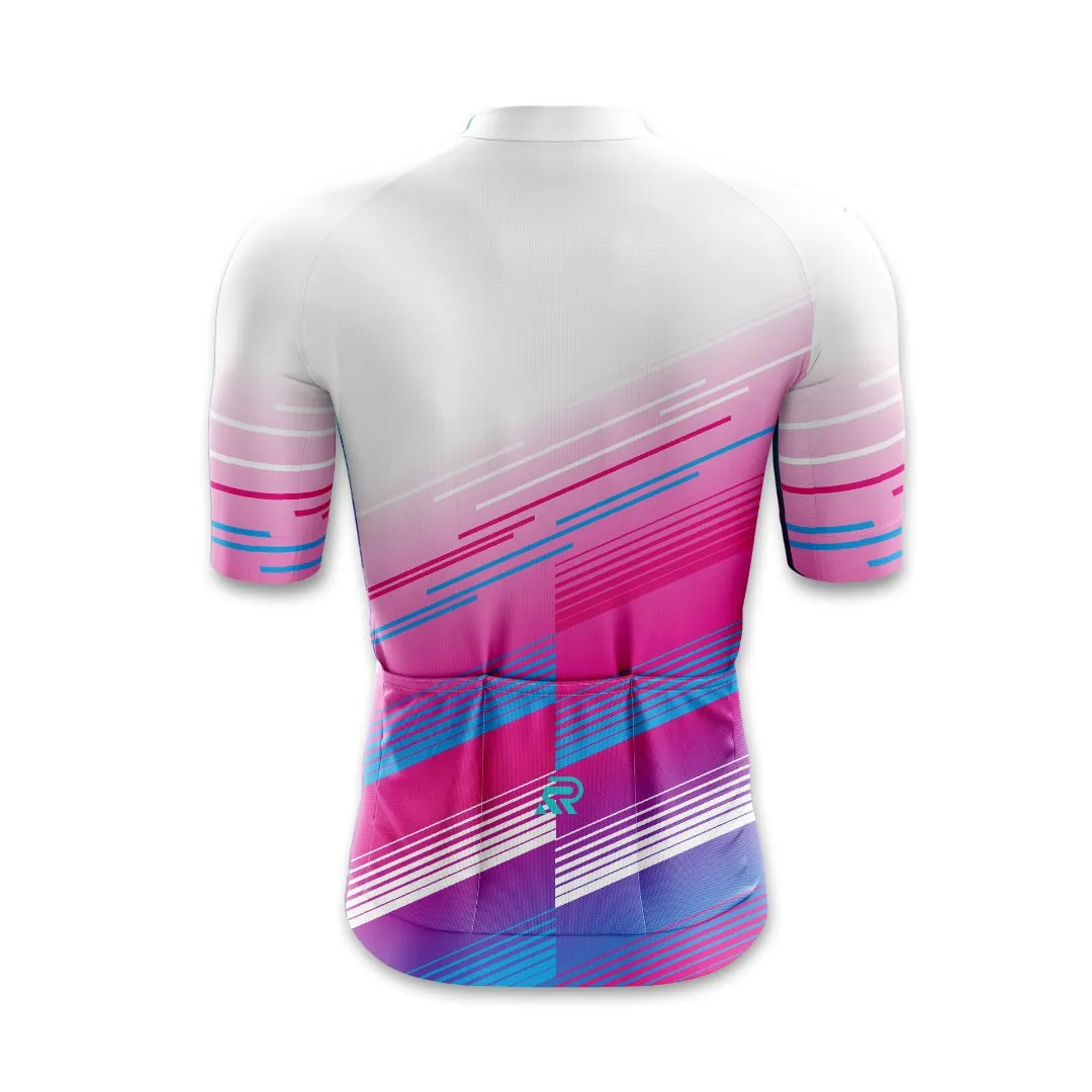 Ocean Rose Seamless Cycling Jersey