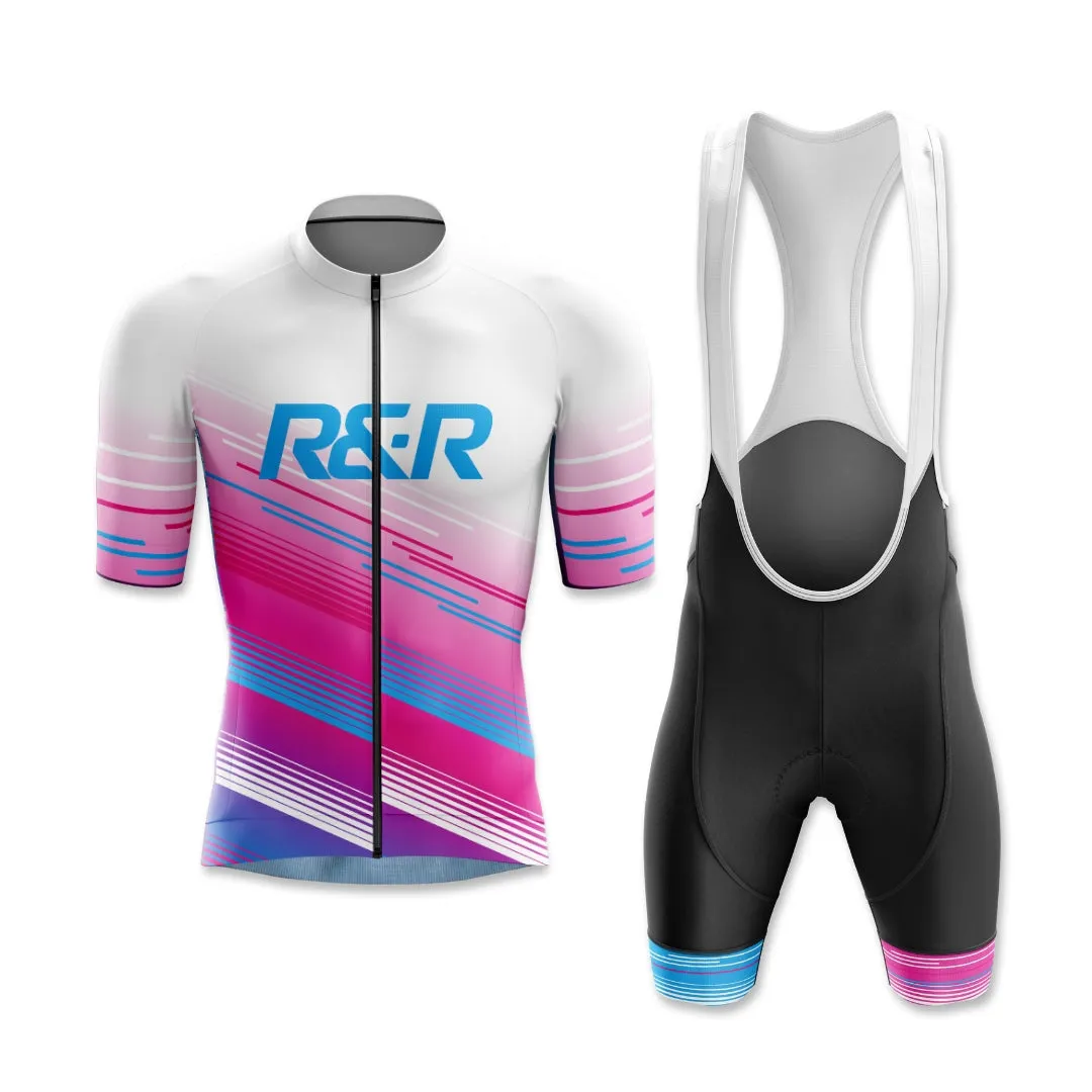 Ocean Rose Seamless Cycling Jersey