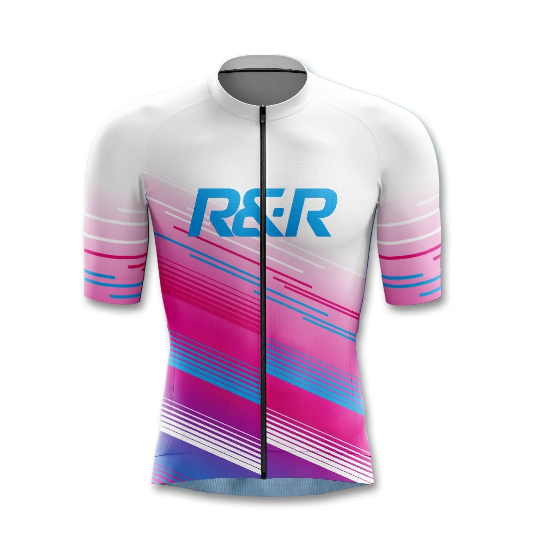 Ocean Rose Seamless Cycling Jersey