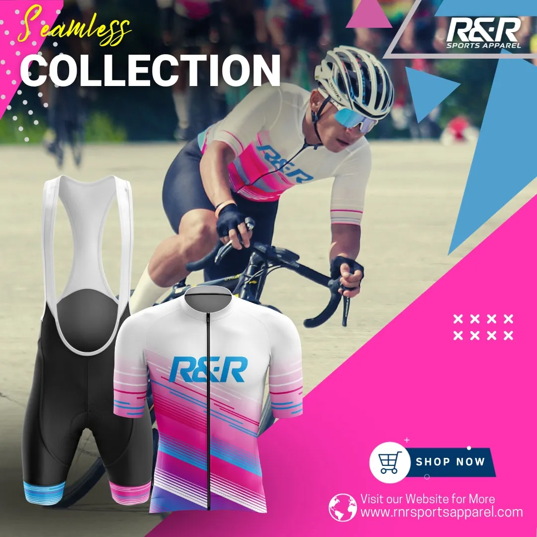 Ocean Rose Seamless Cycling Jersey