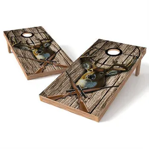 Official Size 2x4 Deer Hunter Cornhole Game