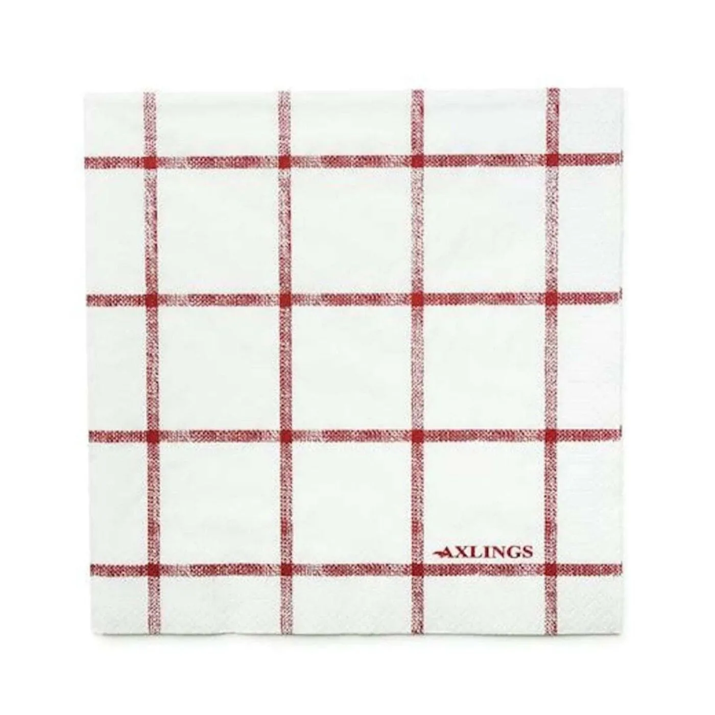 Paper Luncheon Napkin Windowpane