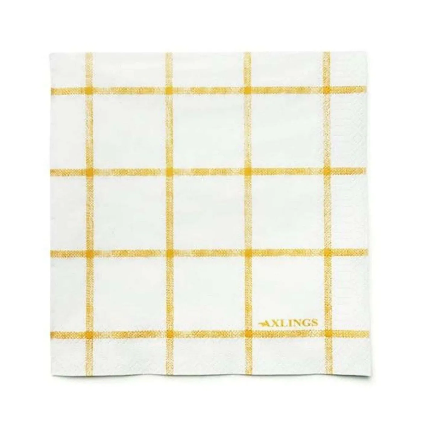 Paper Luncheon Napkin Windowpane