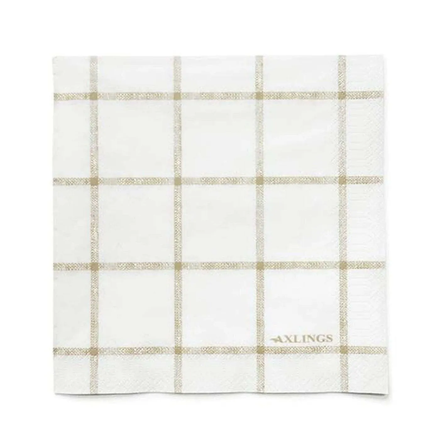 Paper Luncheon Napkin Windowpane