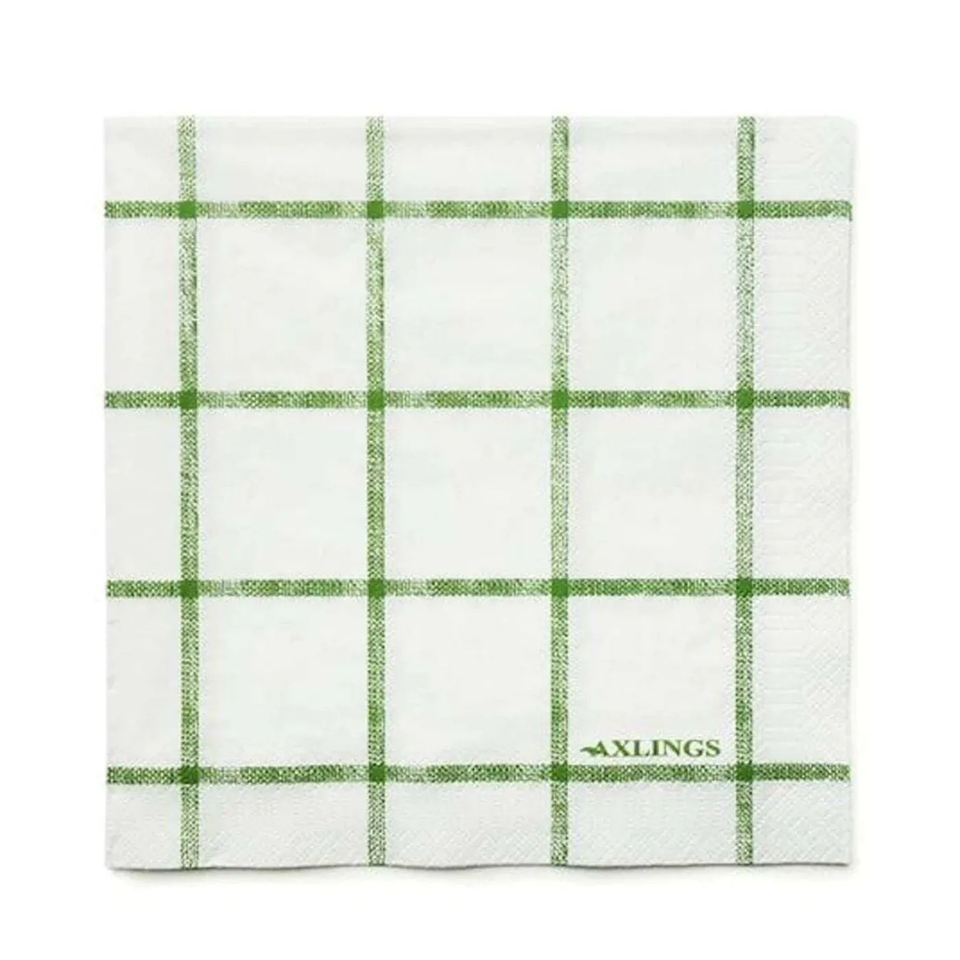 Paper Luncheon Napkin Windowpane