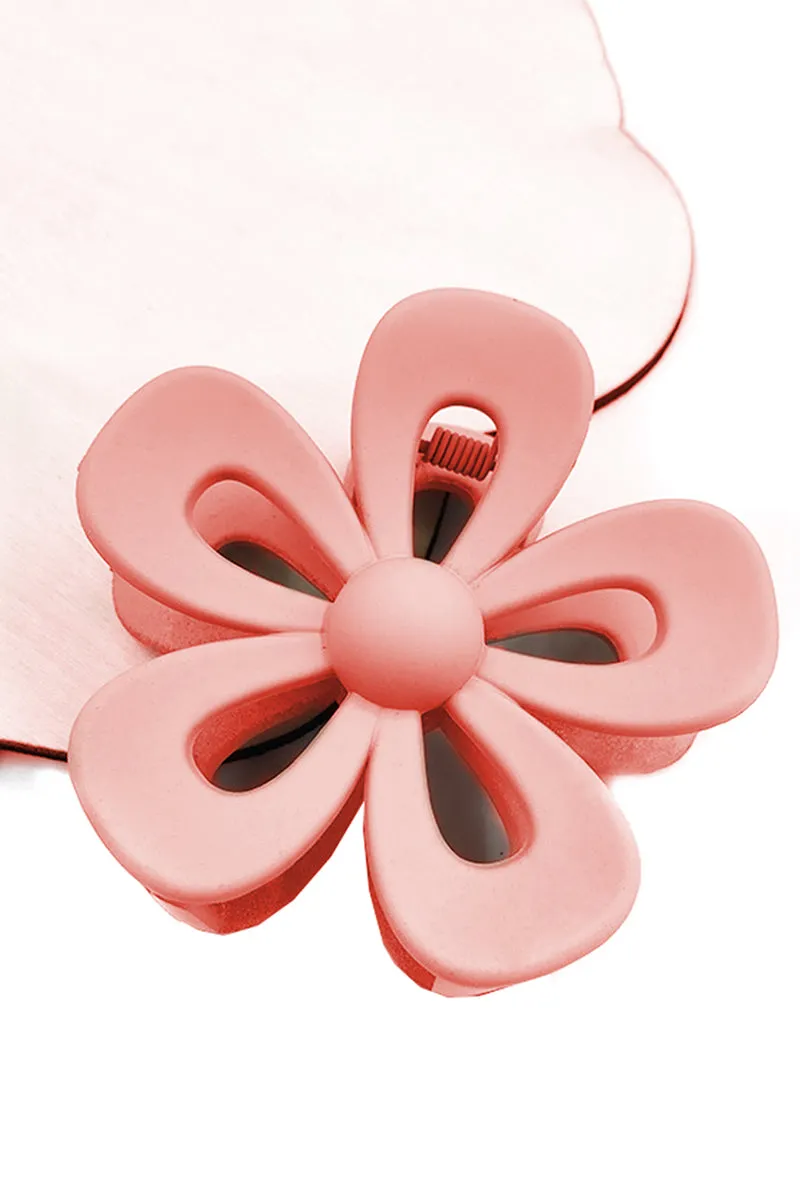 Park Picnic Light Pink Flower Hair Claw