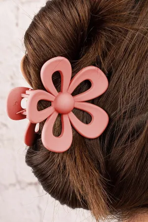 Park Picnic Light Pink Flower Hair Claw