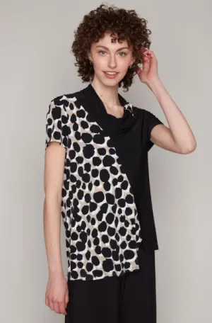 PATTERNED KNIT TOP