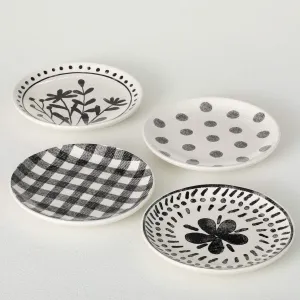 Patterned Snack Plates