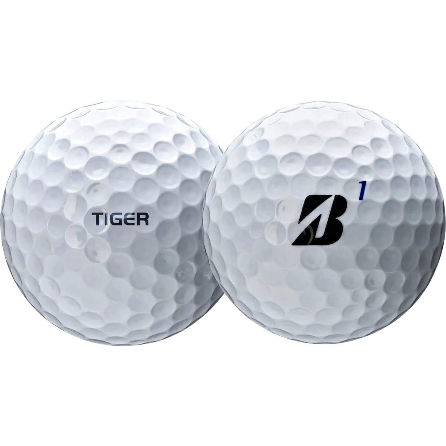 Pelotas de golf Bridgestone Tour B XS Tiger, paquete de 12