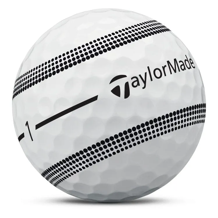 Pelotas de golf TaylorMade TP5 Stripe, paquete de 12