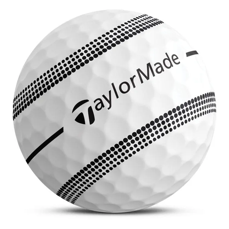 Pelotas de golf TaylorMade TP5 Stripe, paquete de 12