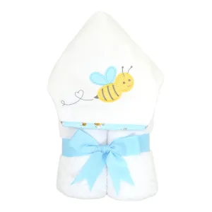 Personalized Baby Boy Bee Hooded Towel