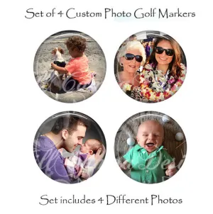Personalized Photo Golf Ball Markers