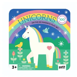 Petit Collage Unicorns Magnetic Play Set