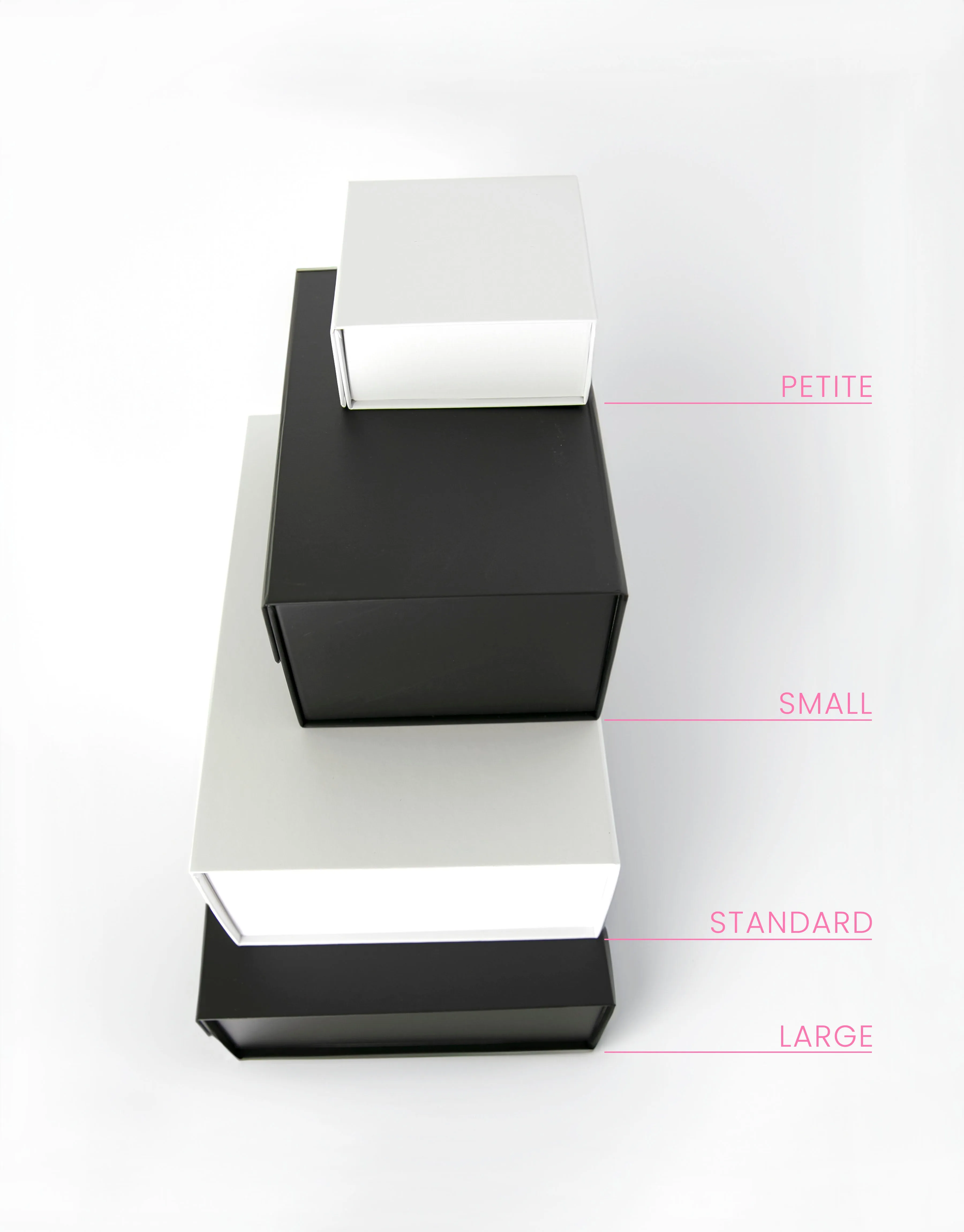 Petite Gift Box - Elegant and Chic Matt White Magnetic Closure Box