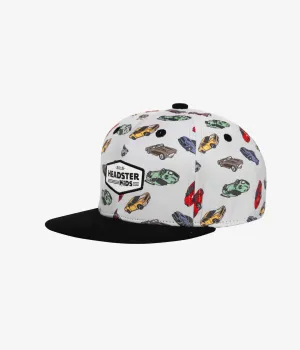 Pitstop Snapback-White Sand