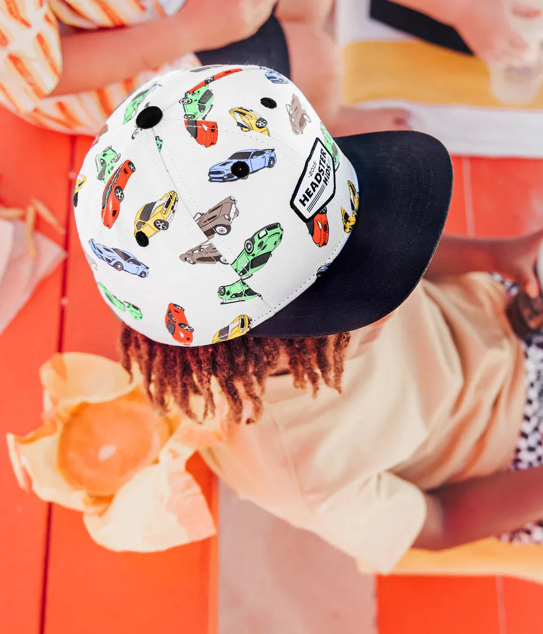 Pitstop Snapback-White Sand