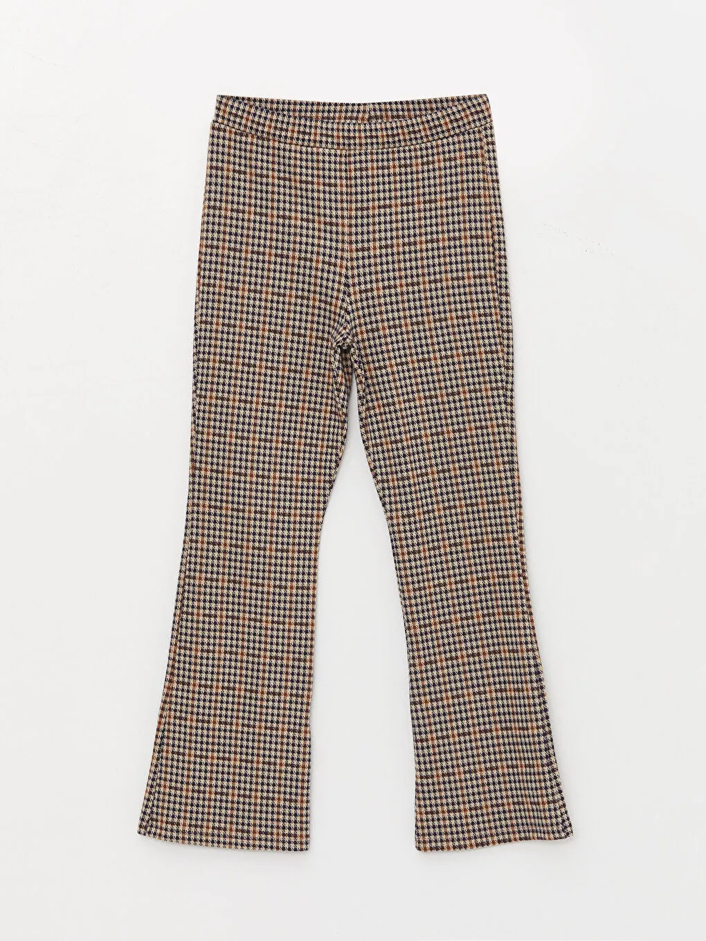 Plaid Patterned Girls Trousers