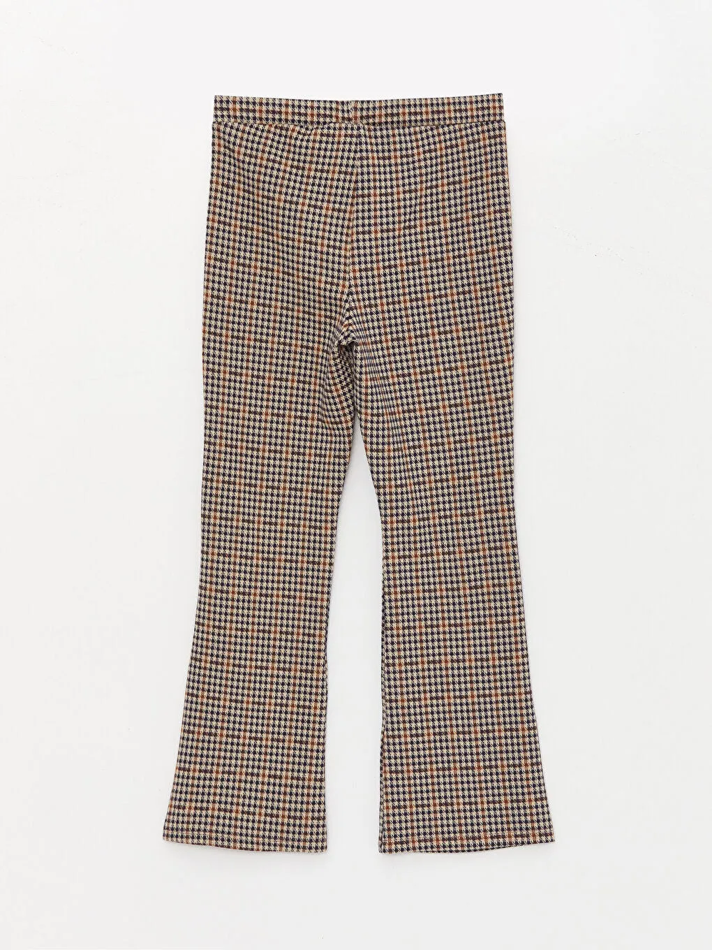 Plaid Patterned Girls Trousers