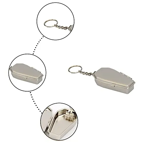 Portable Ashtray Tinplate Pocket Ashtray, Mini Ash Holder with Lids for Outdoor Use Easily Bringing When Travelling and Camping