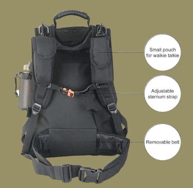 PrepPro Tactical Expandable Backpack – 3-Day Waterproof Survival Pack