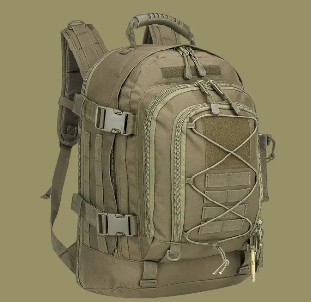 PrepPro Tactical Expandable Backpack – 3-Day Waterproof Survival Pack