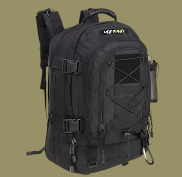 PrepPro Tactical Expandable Backpack – 3-Day Waterproof Survival Pack
