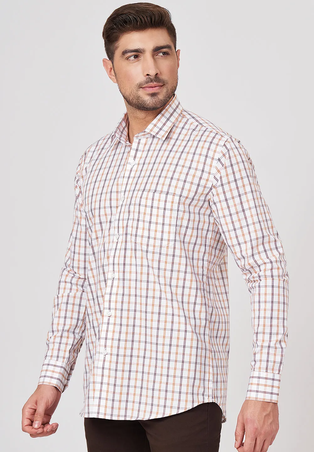 Pure Cotton Formal-slim Fit Shirt - S43534