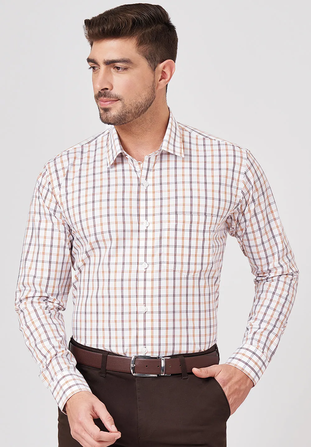 Pure Cotton Formal-slim Fit Shirt - S43534