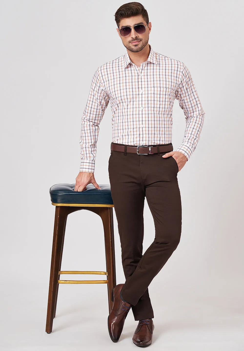 Pure Cotton Formal-slim Fit Shirt - S43534