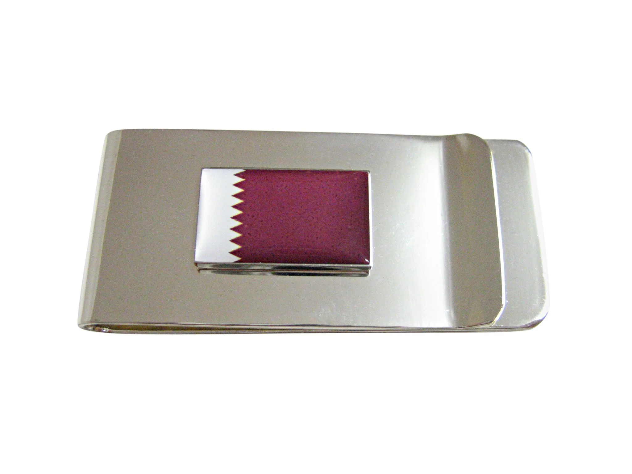 Qatar Flag Pendant Money Clip