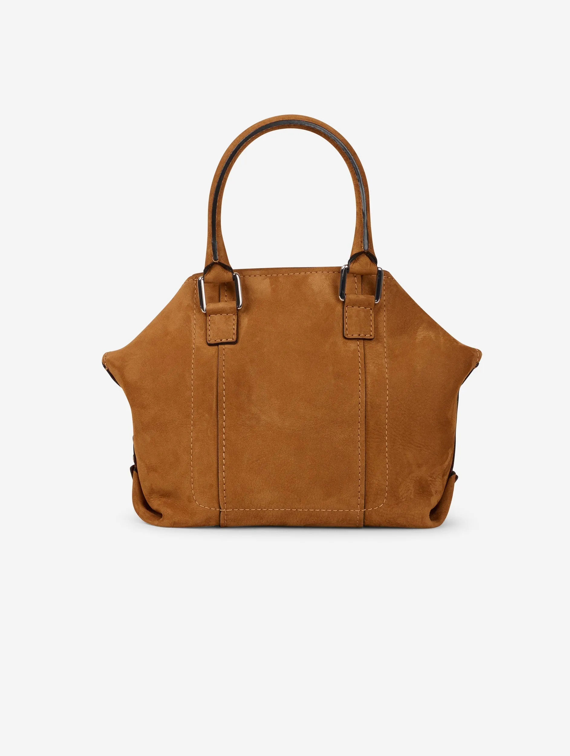 "Little Chamallow" tote bag in chestnut nubuck