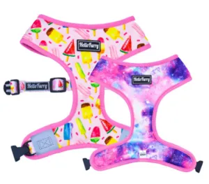 "Pinky Ice Cream" Reversible Harness