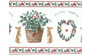 Rabbits TTCS8422B Wallpaper Border
