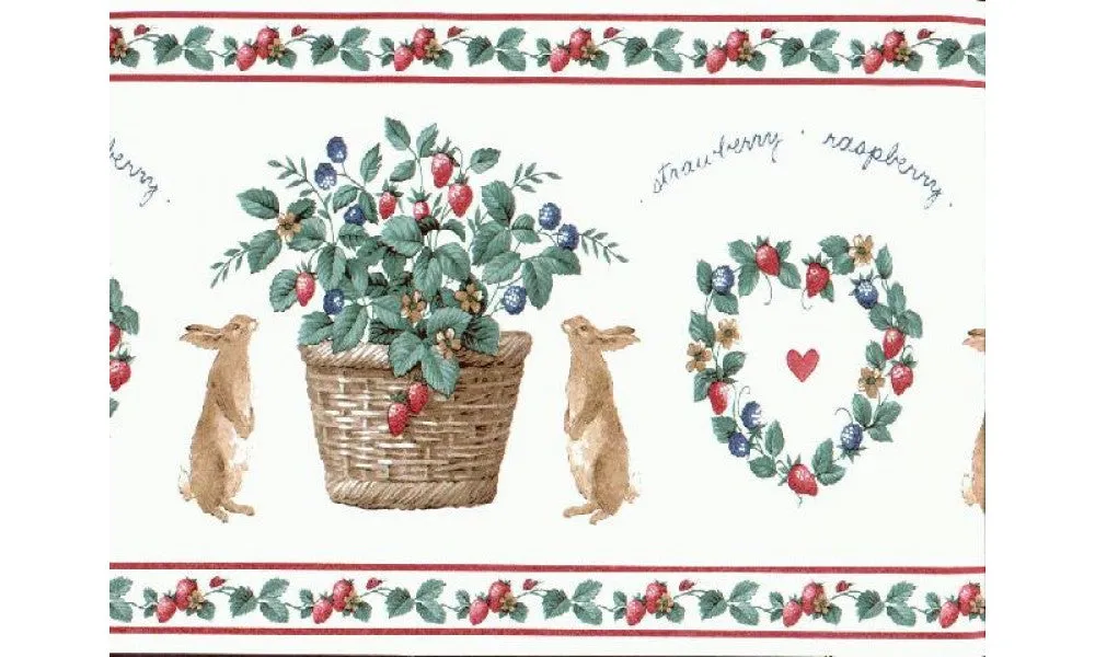 Rabbits TTCS8422B Wallpaper Border