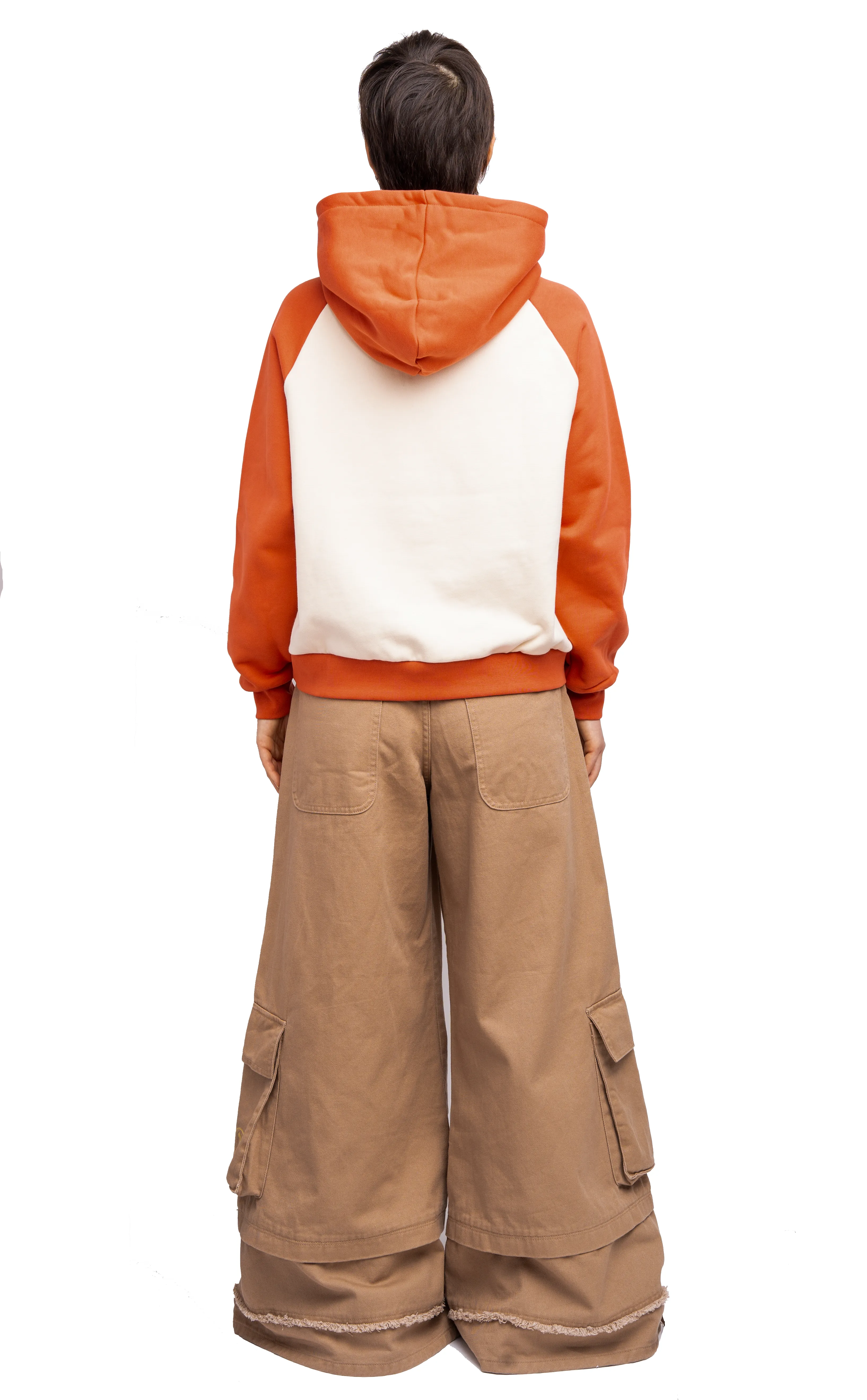 Raglan Hoodie (Light Red)