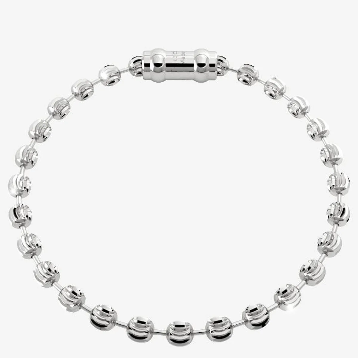 Rebecca My World Diamond Cut Silver Bracelet