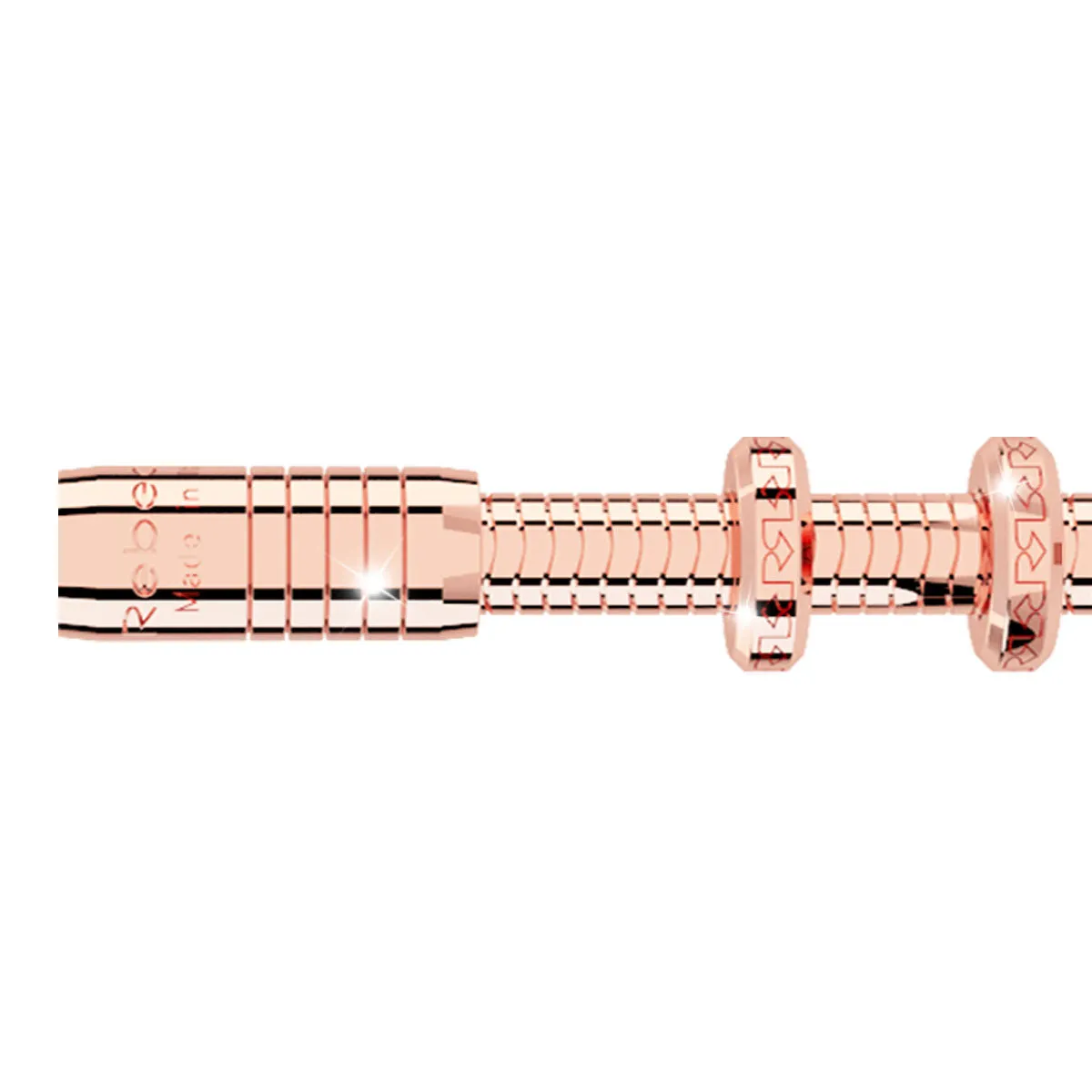 Rebecca My World Rose Gold Snake Bracelet