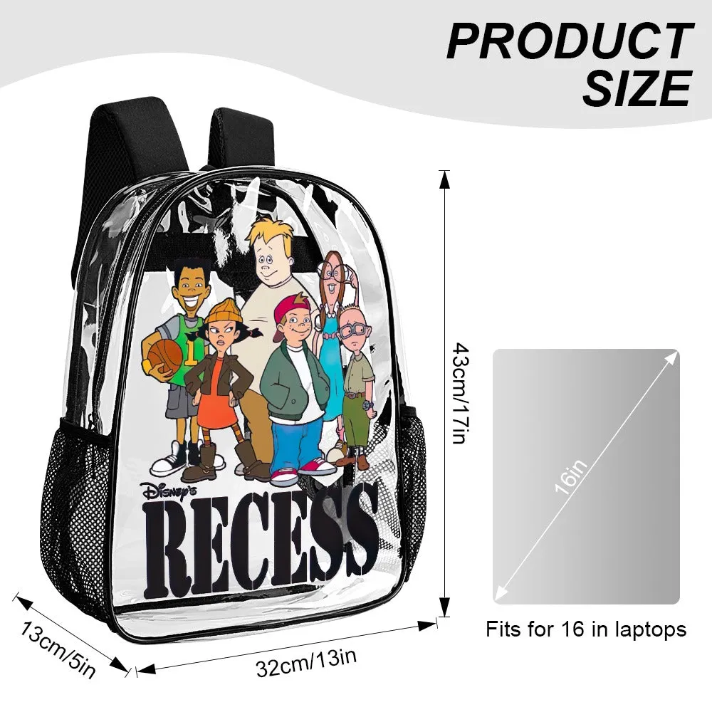 Recess Crew Transparent Backpack 17 Inch