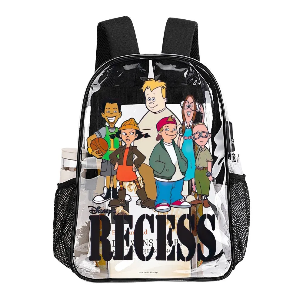 Recess Crew Transparent Backpack 17 Inch