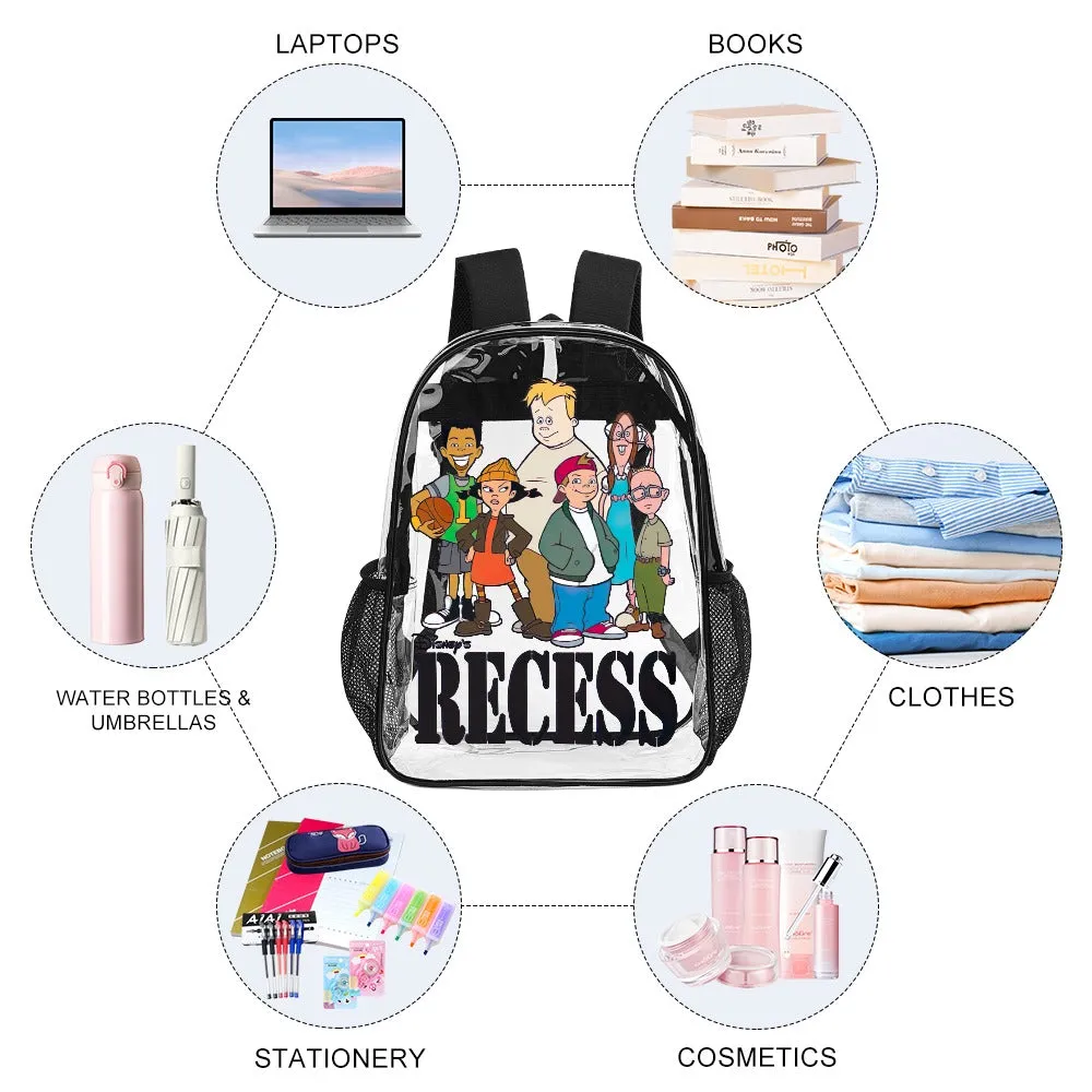 Recess Crew Transparent Backpack 17 Inch