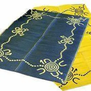 Recycled Mats - Tracks Yellow