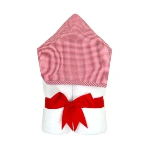 Red Small Check Everykid Towel