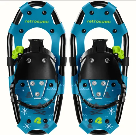 Retrospec Youth Drifter Snowshoe Bundle
