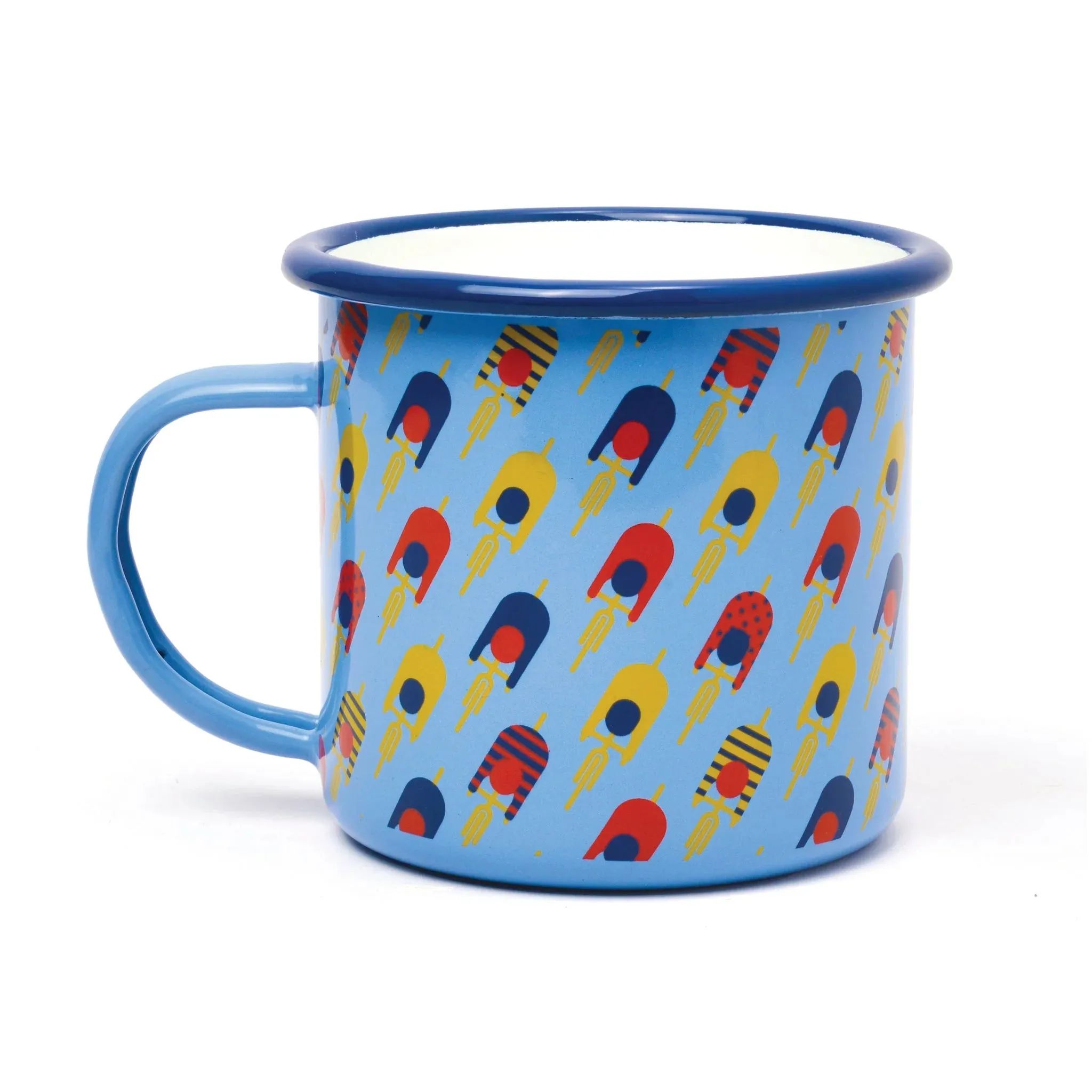 Ride On enamel mug