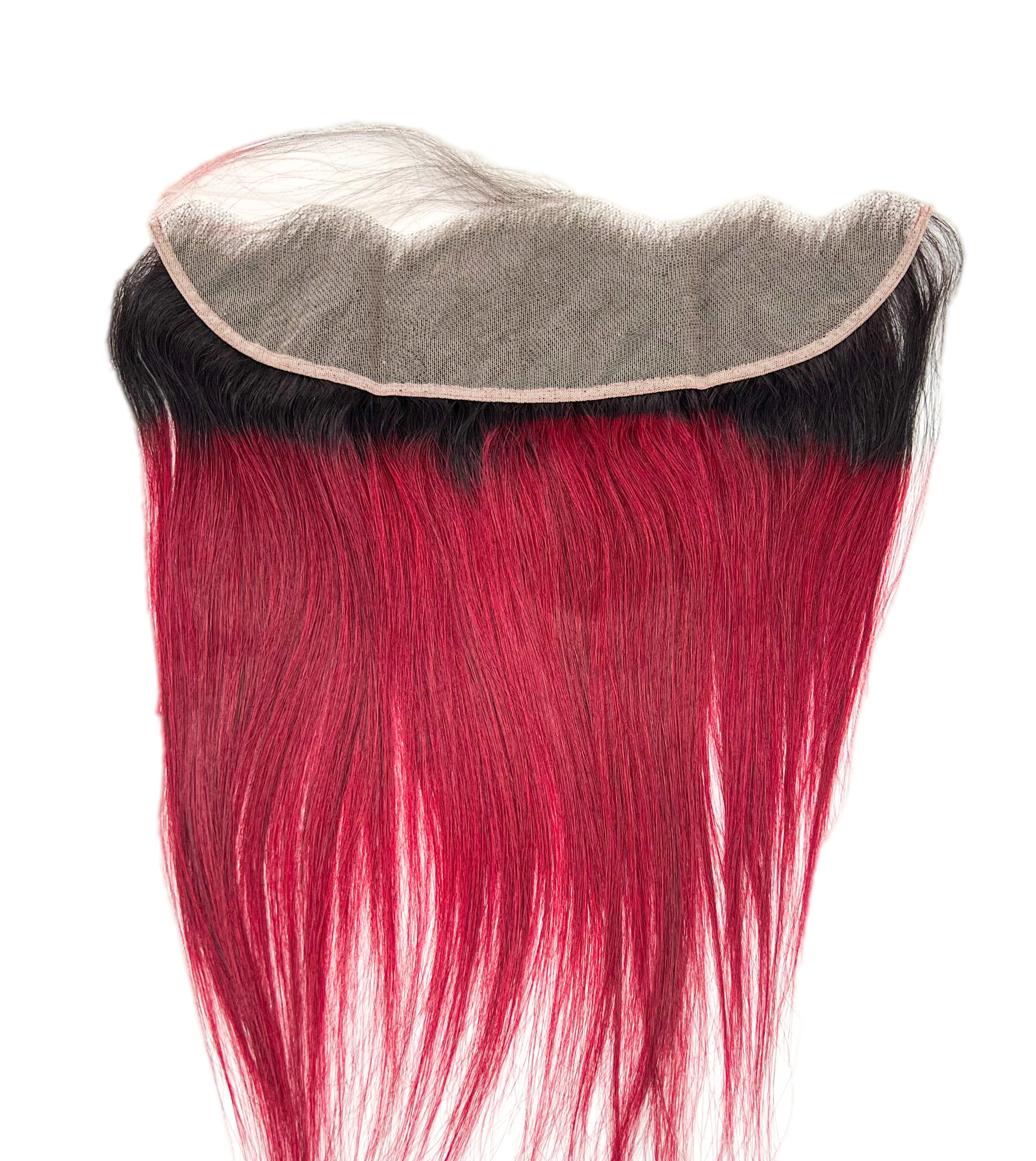 RIO Straight Frontal  Ear to Ear 13X4  Wine