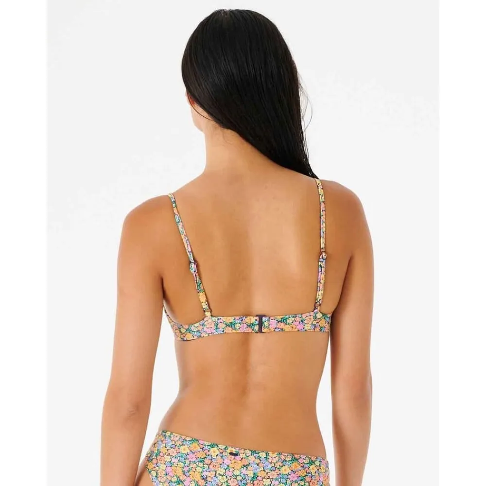 RIP CURL AFTERGLOW FLORAL D-DD BRA TOP MULTICO