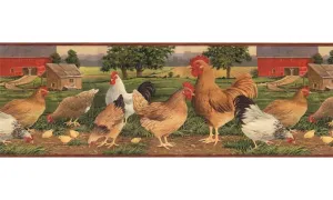 Roosters AFR7106 Wallpaper Border